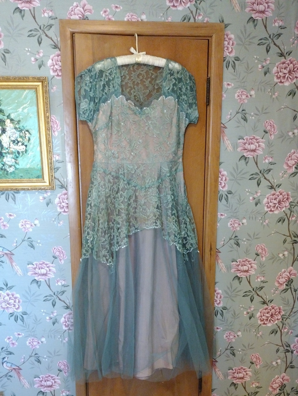 1940s Evening Gown
